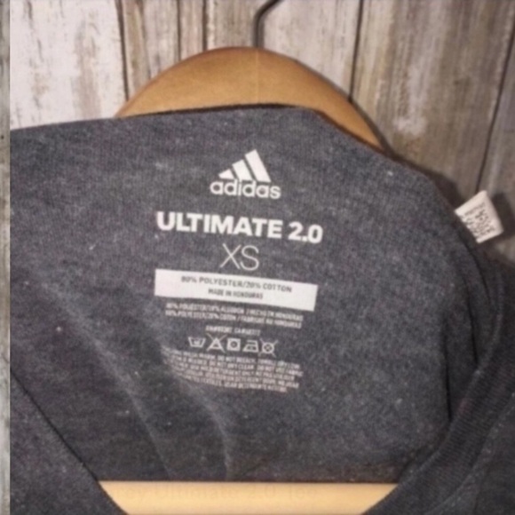 Adidas Grey Ultimate 2.0 Tee - Picture 2 of 3